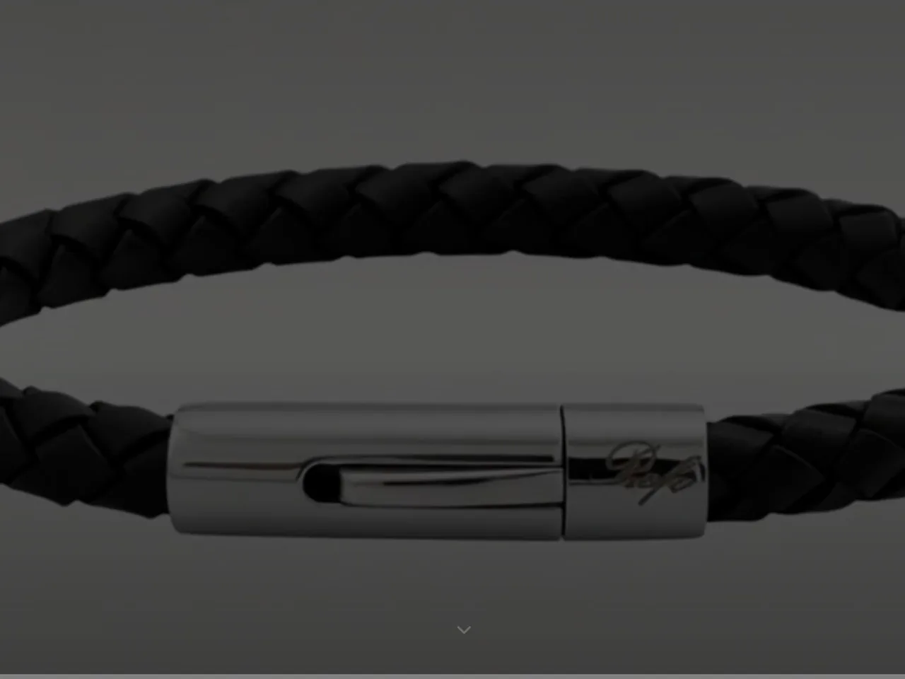 Refo · Bracciale in pelle intrecciata